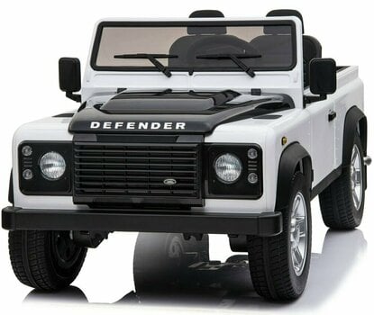 Electric Toy Car Beneo Land Rover Defender White - 1