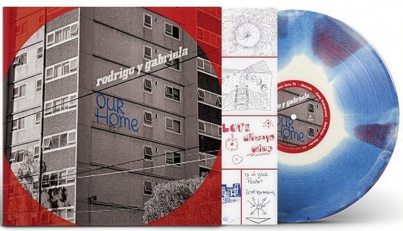 Disque vinyle Rodrigo y Gabriela - OurHome (White on Blue on Red Triple Layer Coloured) (LP) - 1