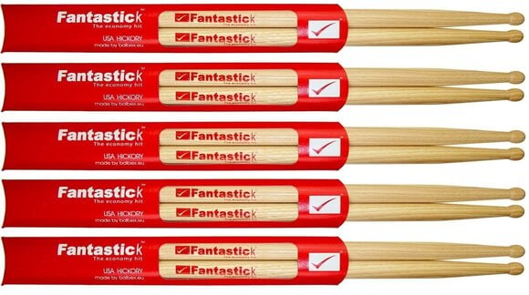 Drumsticks Balbex Fantastick Rockman 5 Pairs Drumsticks - 1