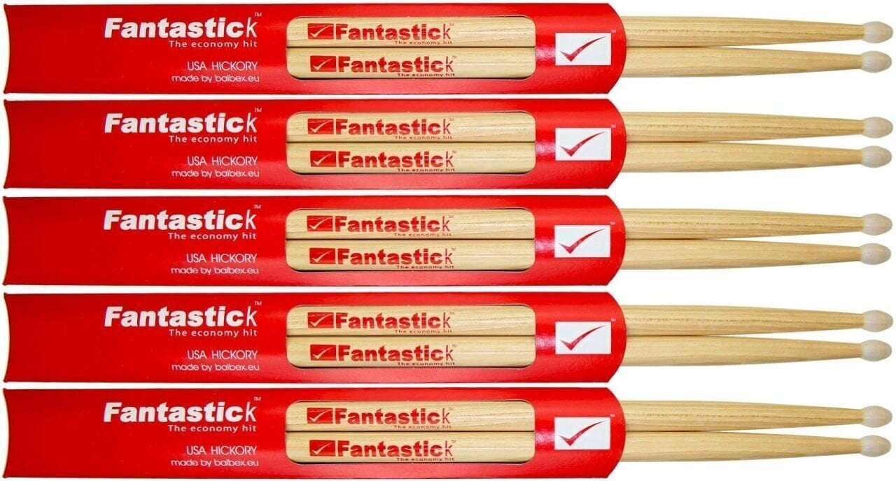 Drumsticks Balbex Fantastick 5AN Nylon 5 Pairs Drumsticks
