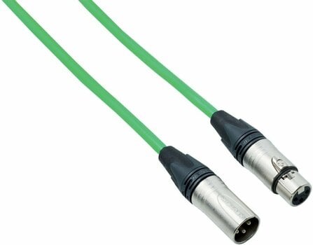 Cable de micrófono Bespeco NCMB1500C Verde 15 m - 1