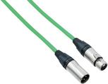 Bespeco NCMB450C Fluorescent Green 4,5 m Cabo de microfone