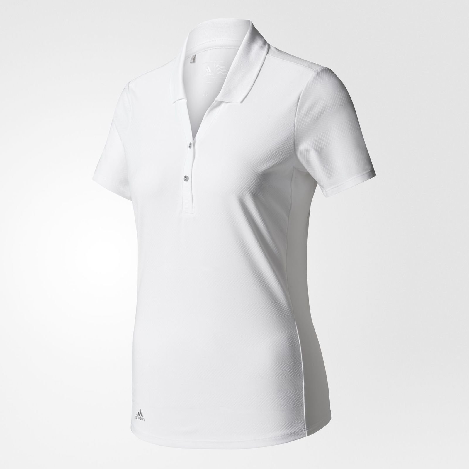 Polo-Shirt Adidas Essential Jacquard Weiß L