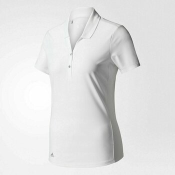 Polo-Shirt Adidas Essential Jacquard Weiß L - 1