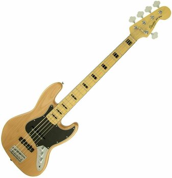 Elektromos basszusgitár Fender Squier Vintage Modified Jazz Bass V 5 String Natural - 1