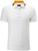 Chemise polo Callaway Jersey Contrast Collar Bright White/Radiant Yellow 2XL