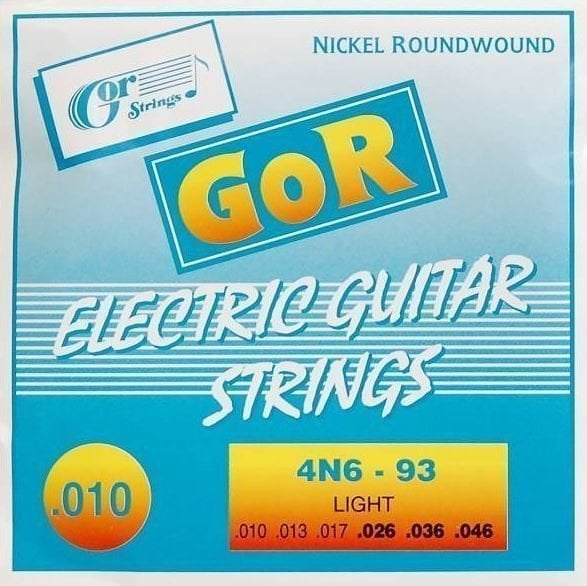 Cordes pour guitares électriques Gorstrings 4 N 6 93