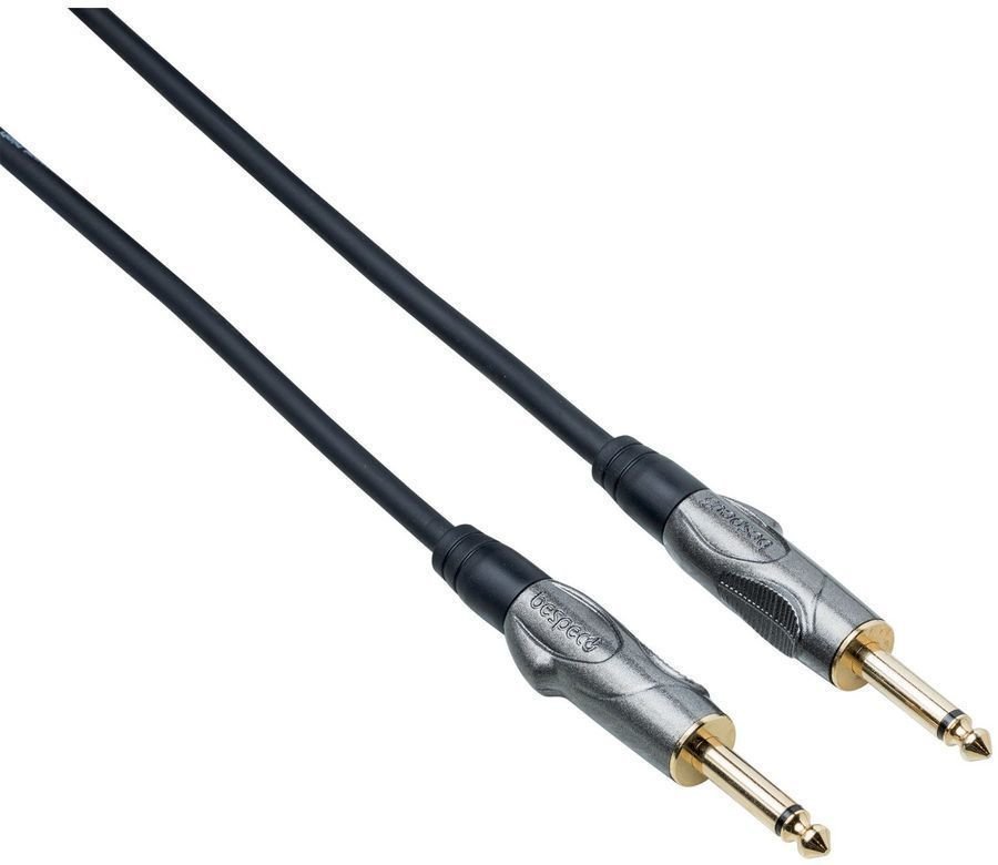 Nástrojový kabel Bespeco TT450 Titanium Tech Černá 4,5 m Rovný - Rovný
