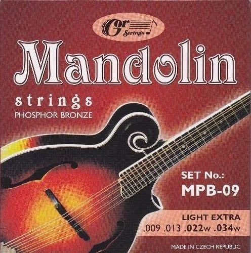 Struny pre mandolínu Gorstrings MPB-09 Struny pre mandolínu