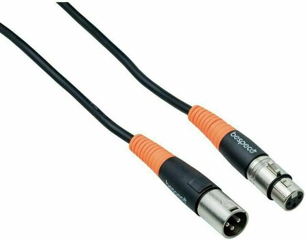 Mikrofonski kabel Bespeco SLFM Crna 4,5 m - 1