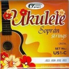 Cordes pour ukulélé soprano Gorstrings US1-C Cordes pour ukulélé soprano