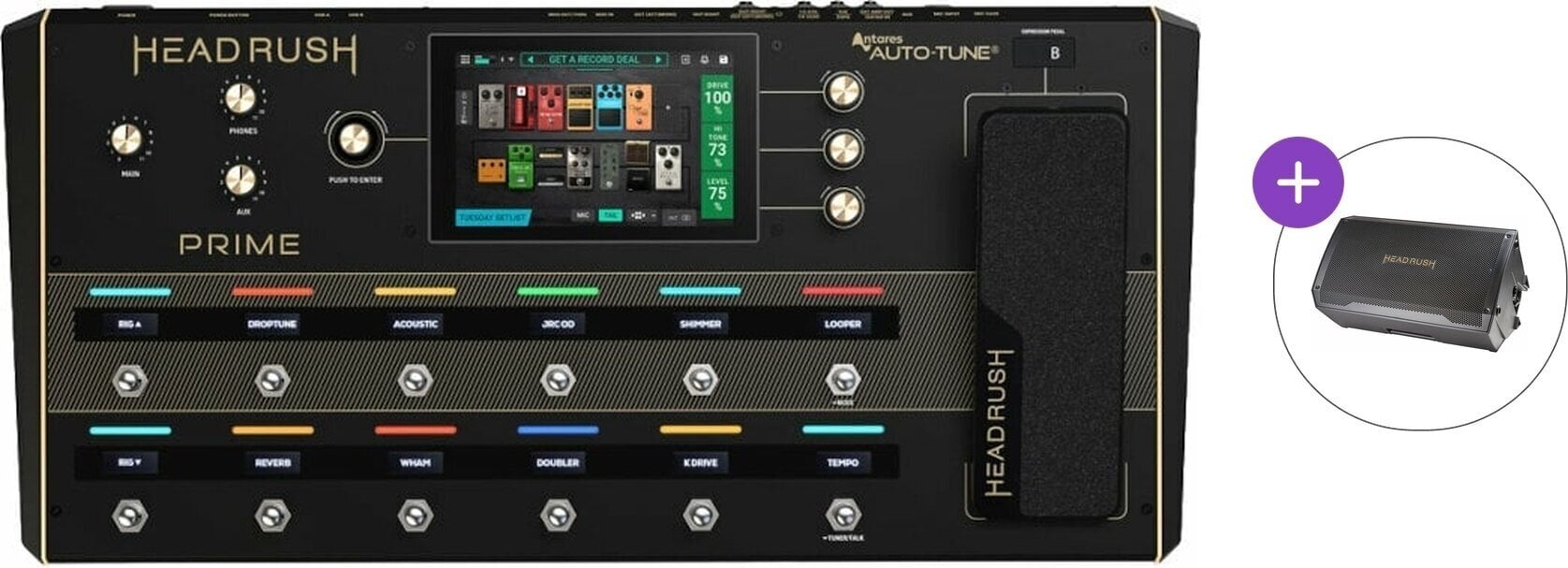 Gitarski multiefekt Headrush Prime Standard SET Gitarski multiefekt
