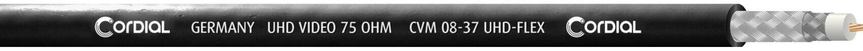 Cablu Cordial CVM 08-37 UHD-FLEX-BLACK Cablu