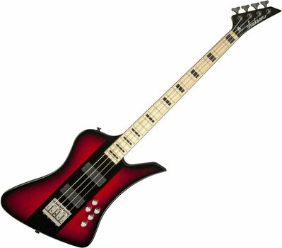 Elektromos basszusgitár Jackson Dave Ellefson Kelly Bird IV Red Stripe - 1