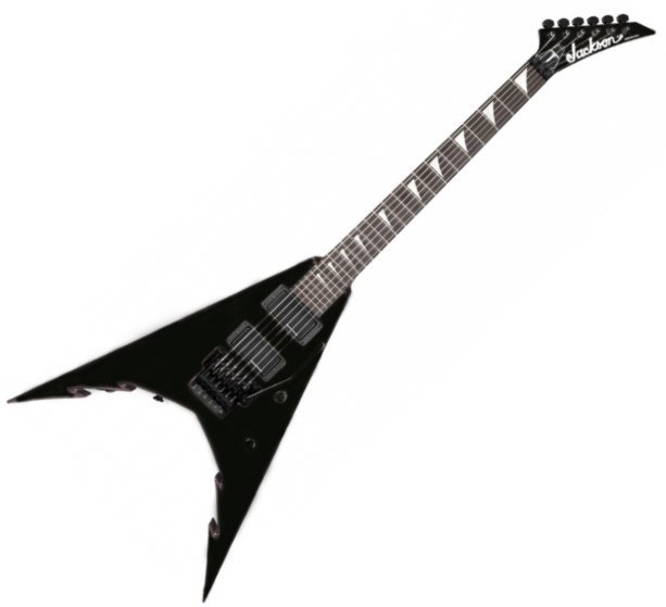 Guitarra elétrica de assinatura Jackson Corey Beaulieu USA Signature KV6 Gloss Black with Case