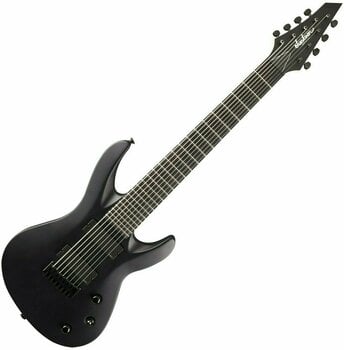8-snarige elektrische gitaar Jackson USA Select B8MG Deluxe Satin Black with Case - 1