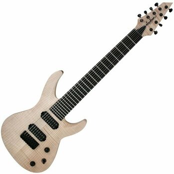 8-string electric guitar Jackson USA Select B8 Deluxe Au Natural with Case - 1
