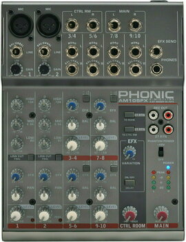Analoges Mischpult Phonic AM105FX - 1