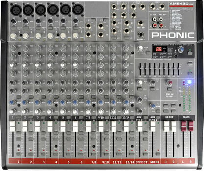 Table de mixage analogique Phonic AM 642D USB - 1
