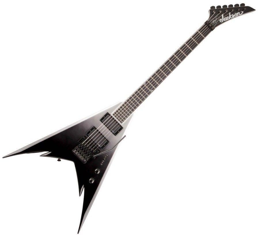 Guitarra elétrica de assinatura Jackson Demmelition Pro Black Tide Fade