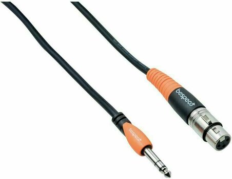 Mikrofonski kabel Bespeco SLSF Črna 9 m - 1