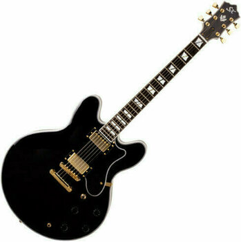 Halbresonanz-Gitarre SX SX GG 5 CUS BK - 1