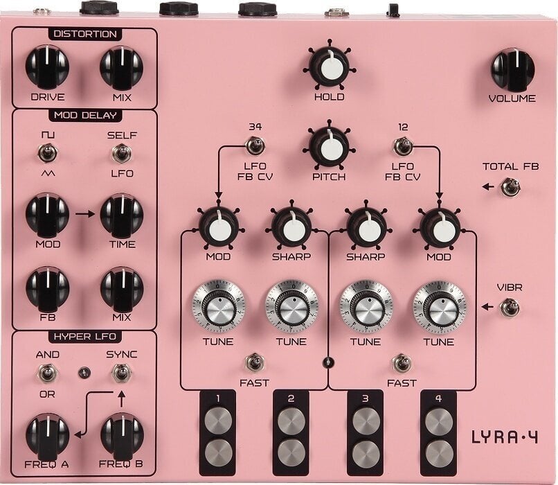 Synthesizer SOMA LYRA-4 Synthesizer