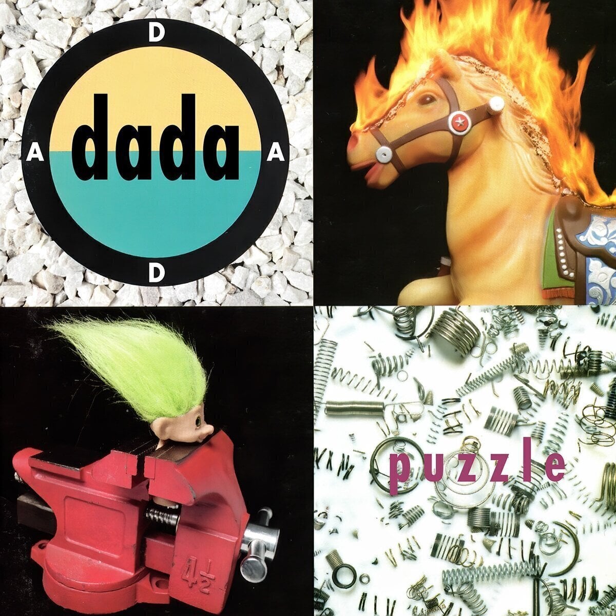 Hanglemez Dada - Puzzle (Reissue) (Remastered) (Expanded Edition) (Gatefold) (Green & Yellow Troll Hair Coloured) (2 LP)