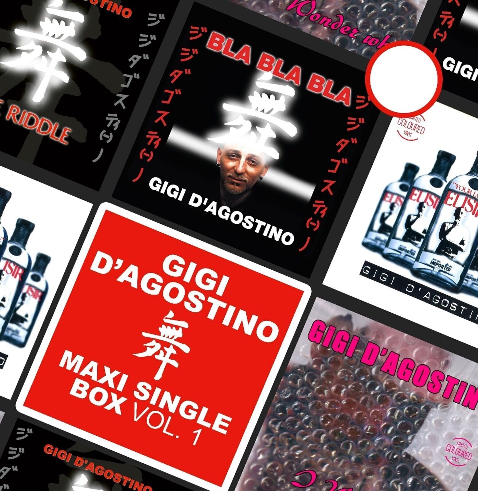 Hanglemez Gigi D'Agostino - Gigi D'Agostino Maxi Single Box Vol. 1 (Limited Edition) (4 LP)