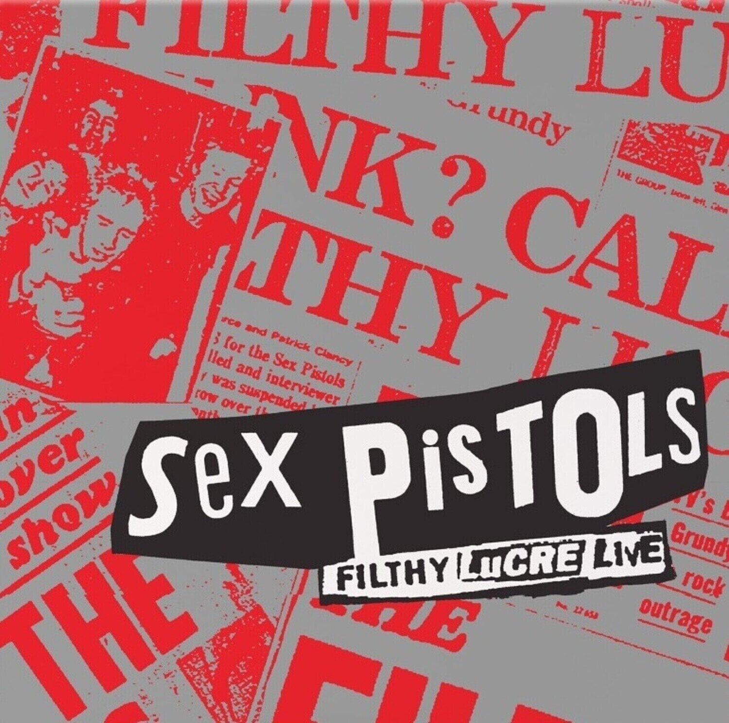Vinyylilevy Sex Pistols - Filthy Lucre Live(30th Anniversary Edition) (Red Coloured) (140 g) (2 LP)