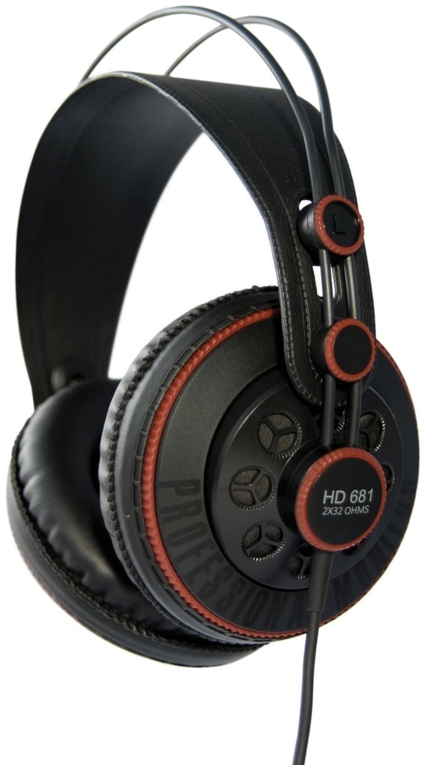 Słuchawki nauszne Superlux HD-681 Czerwony-Czarny