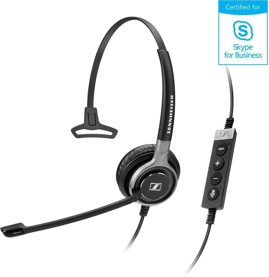 Pisarniške slušalke Sennheiser SC 630 USB ML Črna