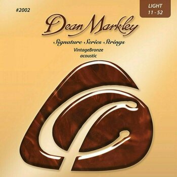 Struny pro akustickou kytaru Dean Markley 2002 Vintage Bronze 11-52 - 1