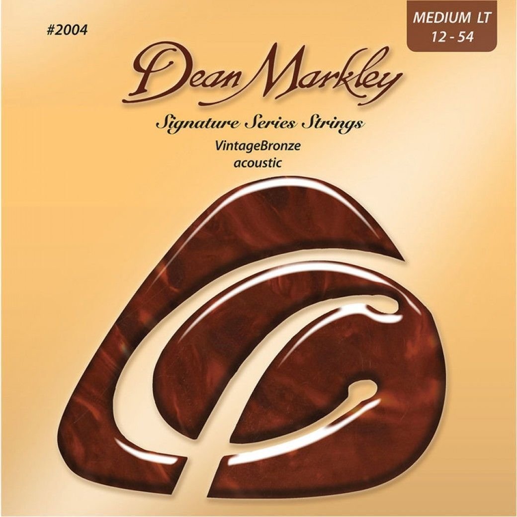 Snaren voor akoestische gitaar Dean Markley 2004 Vintage Bronze 12-54