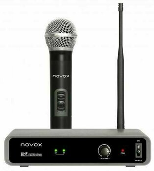 Conjunto de microfone de mão sem fios Novox FREE H1 - 1