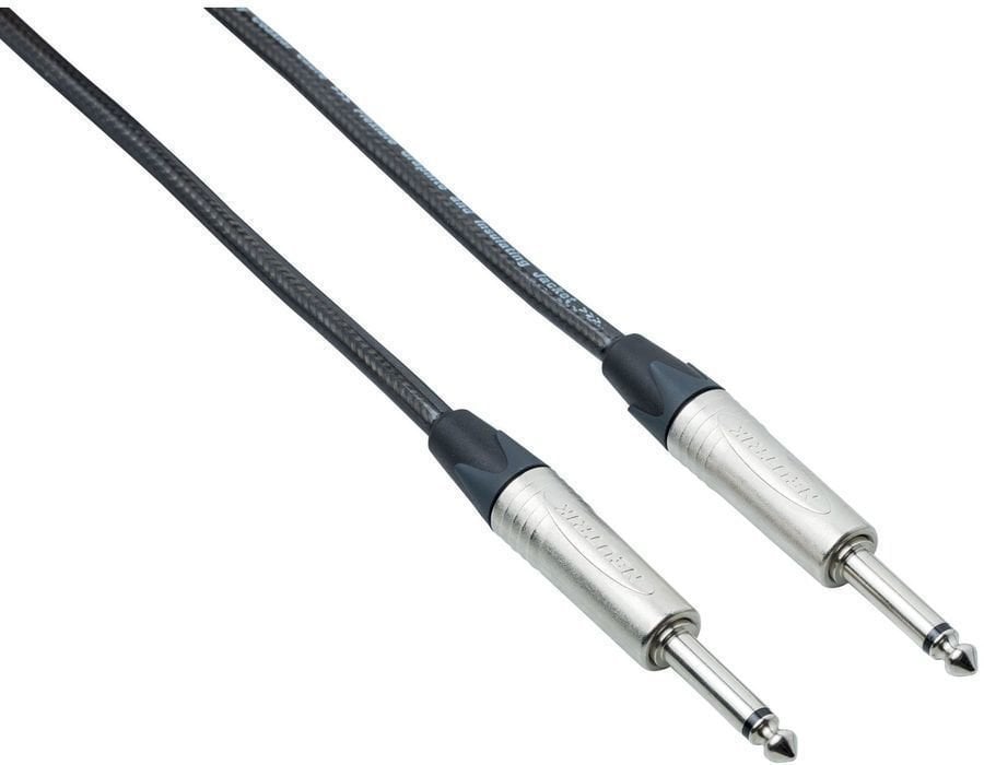 Câble pour instrument Bespeco NC600T Noir-Transparente 6 m Droit - Droit