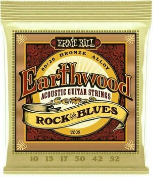 Cordes de guitares acoustiques Ernie Ball 2008 Earthwood Rock & Blues - 1