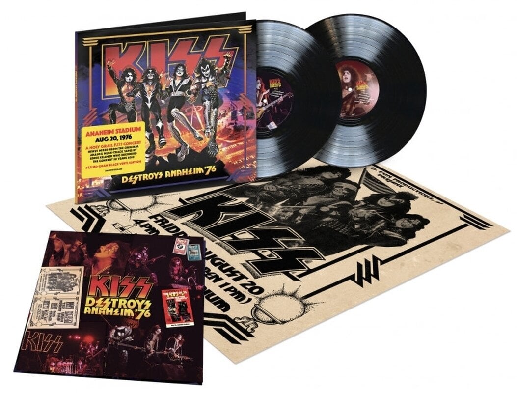Vinyl Record Kiss - Destroys Anaheim 76 (2 LP)