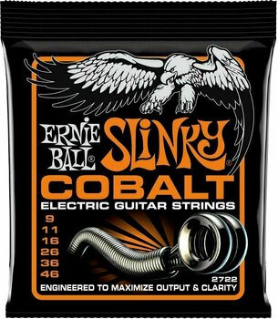 Cordes pour guitares électriques Ernie Ball 2722 Slinky Cobalt - 1