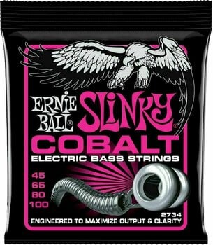 Strune za bas kitaro Ernie Ball 2734 Super Slinky Bass 45-100