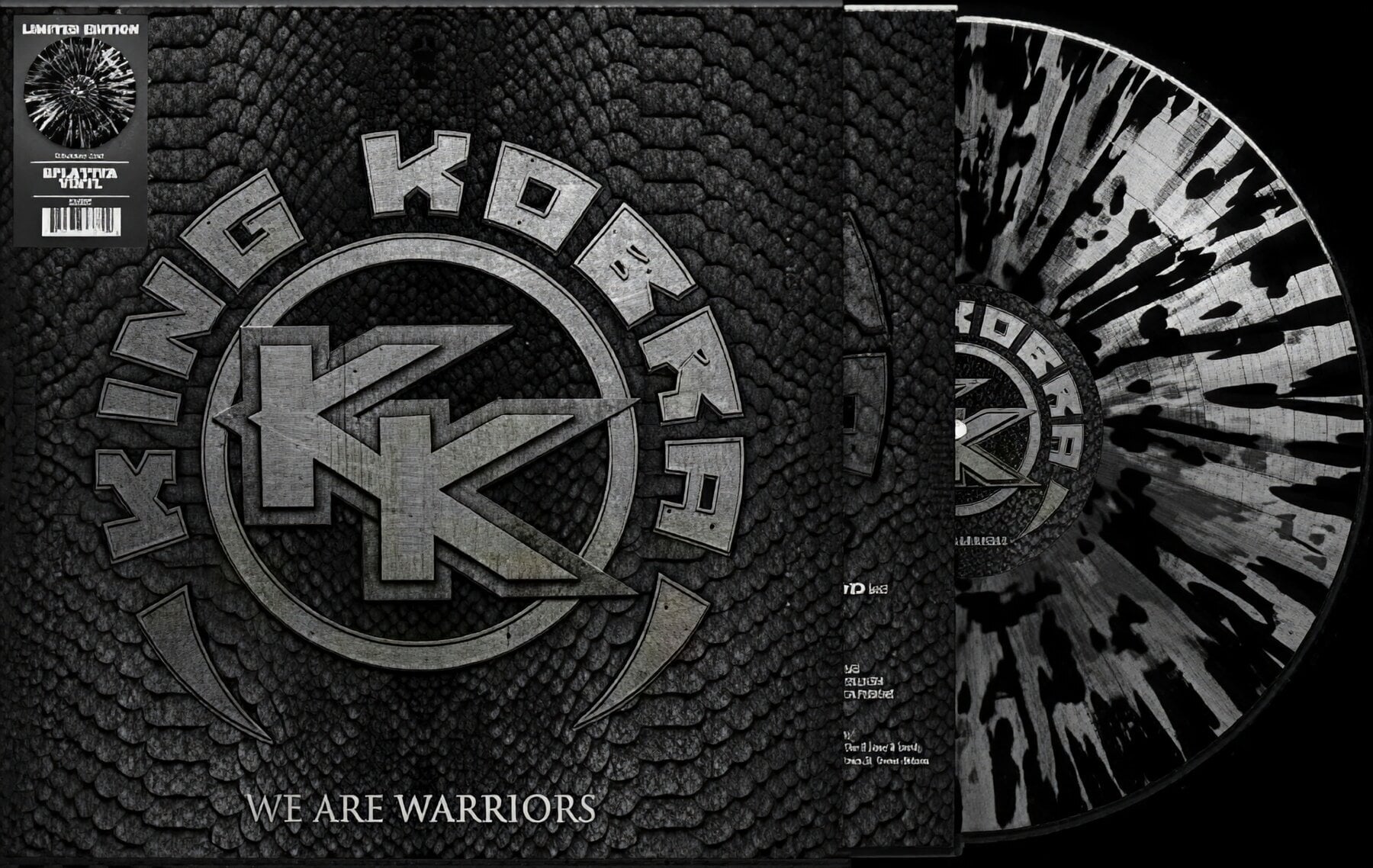 Disc de vinil King Kobra - We Are Warriors (Silver Black Splatter Coloured) (LP)