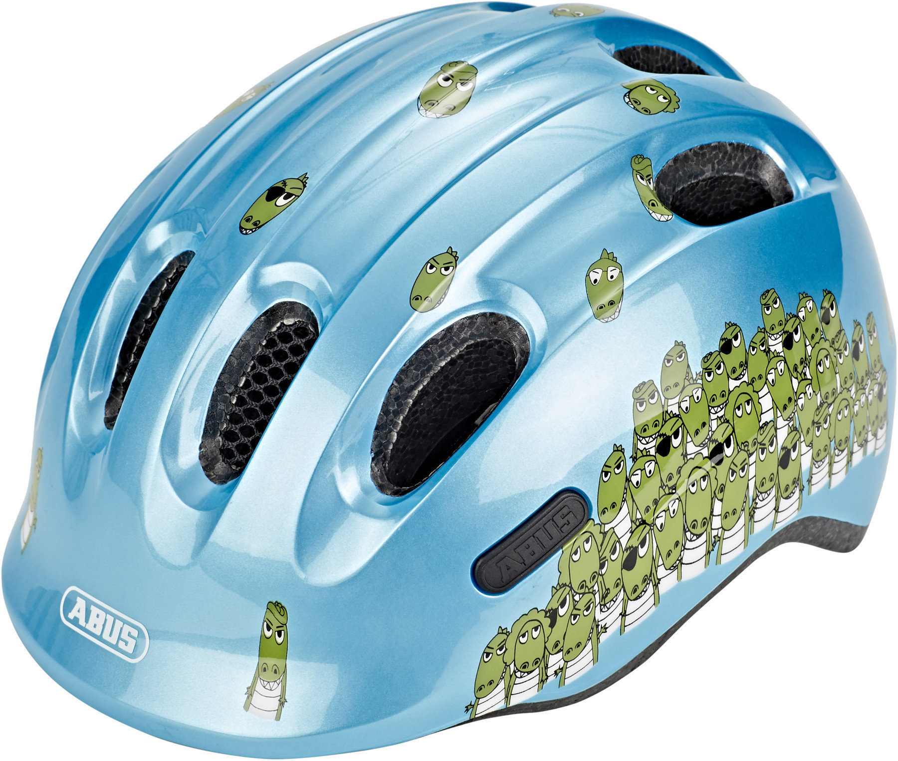 Kid Bike Helmet Abus Smiley 2.0 Blue Croco M Kid Bike Helmet