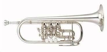 Trumpet with rotary valves Yamaha YTR 946 GS