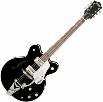 Halvakustisk guitar Gretsch G6137TCB Panther Black - 1