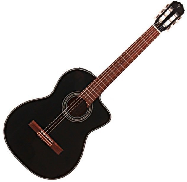 Klassinen kitara esivahvistimella Takamine EC124SC-BL
