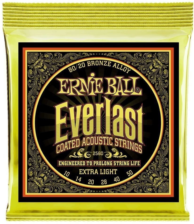 Struny pre akustickú gitaru Ernie Ball 2560 Everlast