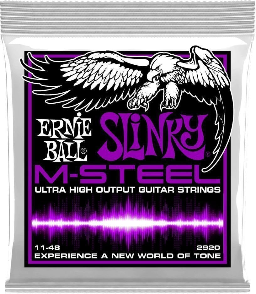 Snaren voor elektrische gitaar Ernie Ball 2920 Slinky M-Steel