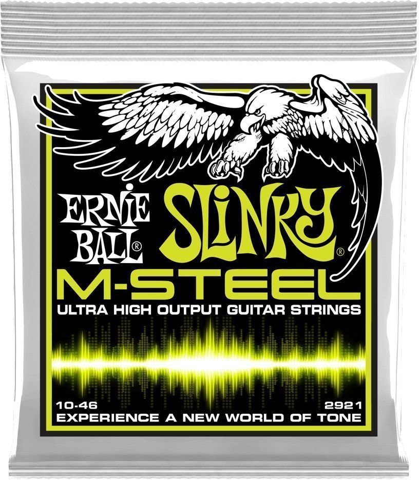 Cordes pour guitares électriques Ernie Ball 2921 Slinky M-Steel