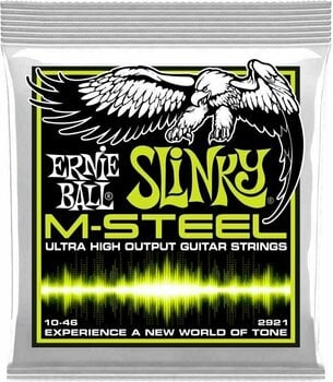 Cordes pour guitares électriques Ernie Ball 2921 Slinky M-Steel - 1