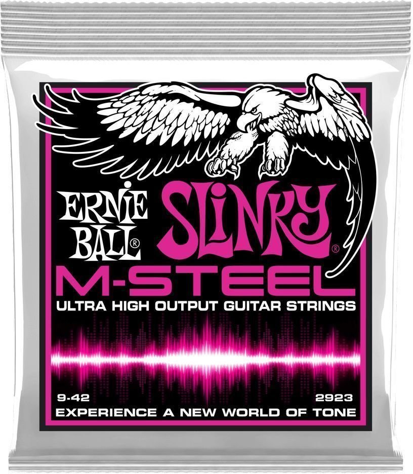 Struny pre elektrickú gitaru Ernie Ball 2923 Super M-Steel